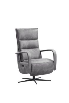 Relaxfauteuil Seduto pocket/HR-schuim zitting donkergrijs