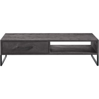 Salontafel Piastra 126x64 cm zwart