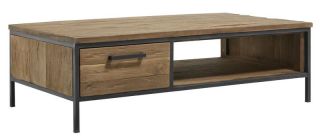 Salontafel Romaro 135x67 teak mix rough