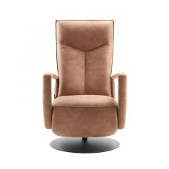 Relaxfauteuil Seduto pocket HR-schuim zitting microleder bruin