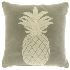 Sierkussen Gorduno ananas 45x45cm grijs