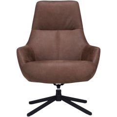 Draaifauteuil Vaneze microleder bruin