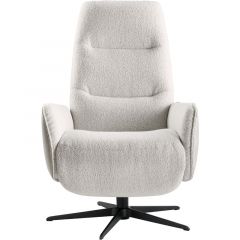 Relaxfauteuil Pianezzo elektrisch verstelbare rug voetensteun M beige grijs